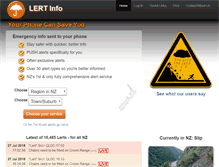 Tablet Screenshot of lert.info